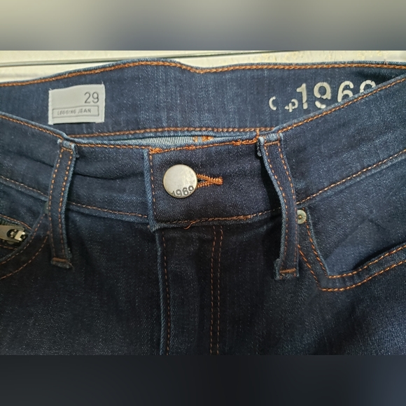 CAP 1969  LEGGINGS DENIM BLUE JEANS Size 29 excellent condition used - Picture 2 of 10